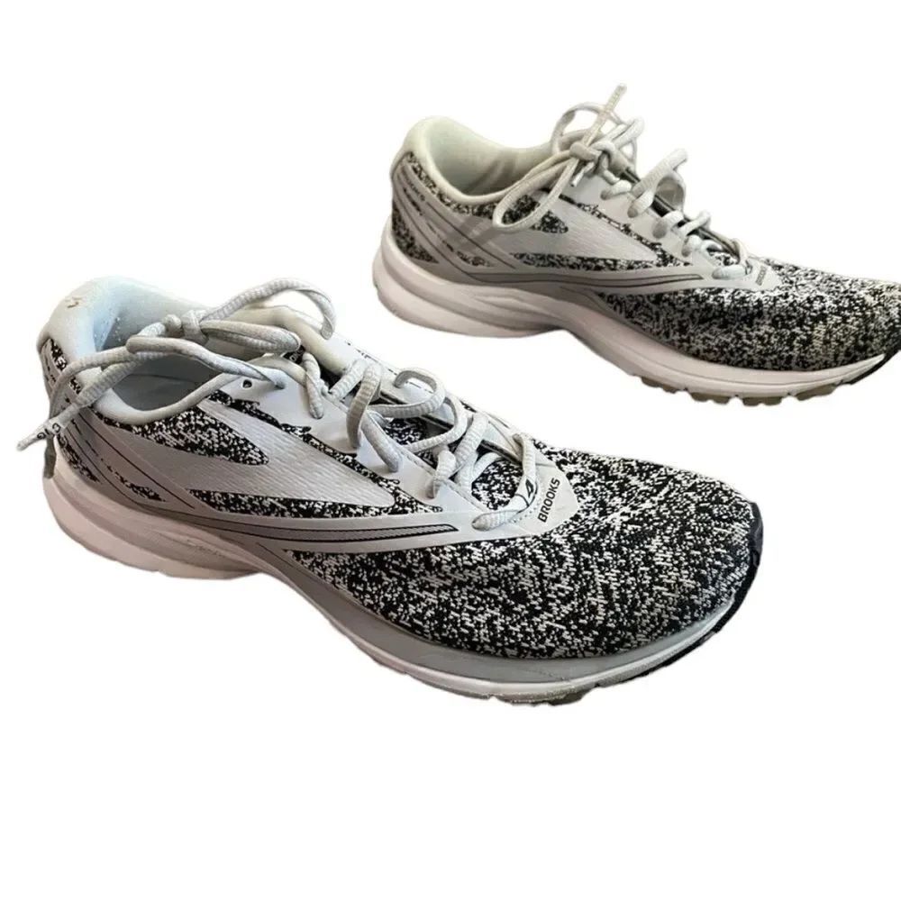 Brooks Launch 4 Black Gray Athletic Running Shoes